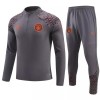 Sudadera De Entrenamiento Manchester City Cremallera De Cuarto 23-24 Gris - Hombre